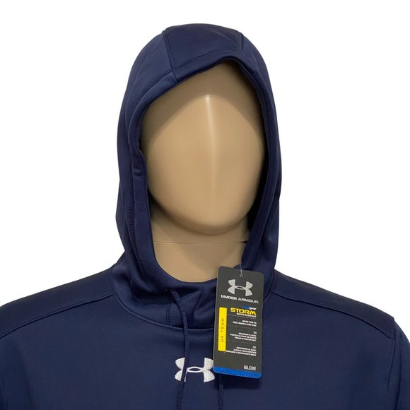 Under Armour Hoodie for Men - XLT Pullover Hooded Sweatshirt with Fleece Lining - Picture 1 of 13